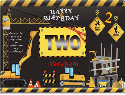 Construction Birthday Chip Bags Candy Wrapper Water Labels Party Sets