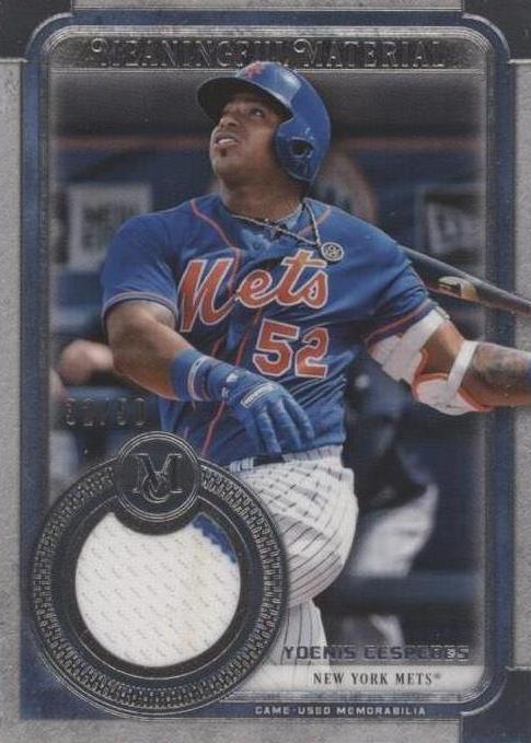 2019 Topps Museum Collection - Yoenis Cespedes #MMR-YCE - 1 of 1