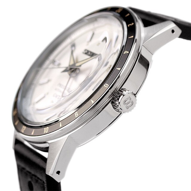 Seiko Presage SARY231 Automatic Mechanical GMT Men Watch Black