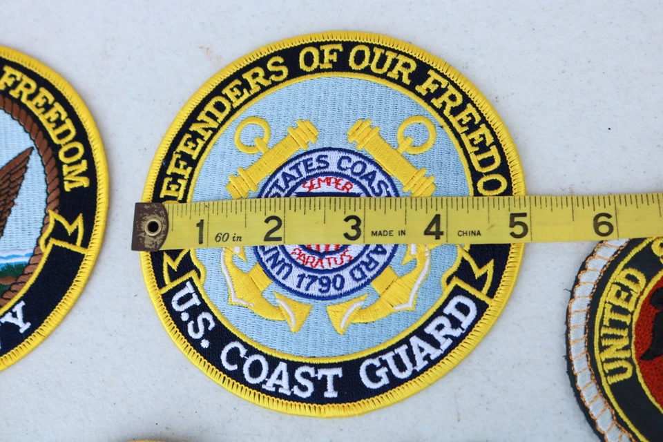 老式补丁混合大量军事美国海军陆战队海军海岸警卫队滚石 KT — 第 3/4 张图片