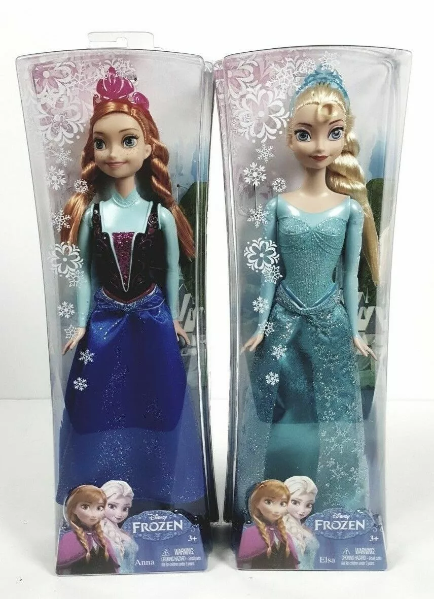 Bonecas Anna e Elsa Frozen Musical Mattel Disney que cantam 