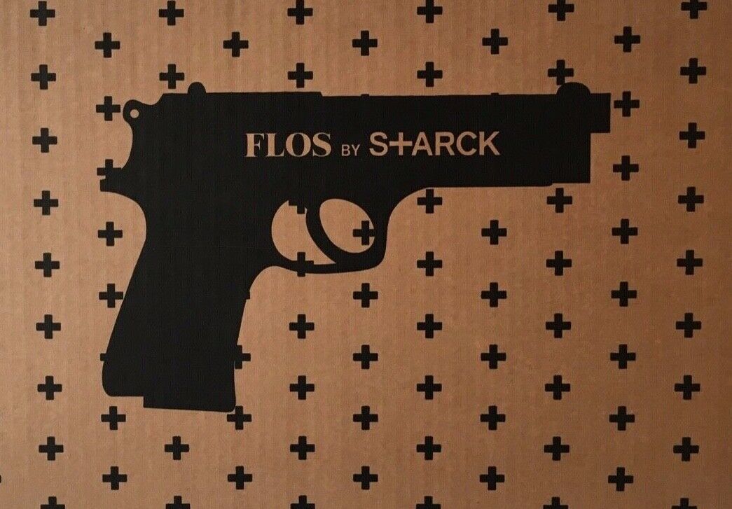 fremstille ubemandede Smag Flos Bedside Gun Table Lamp Shiny Gold 18K F2953000 Philippe Starck | eBay