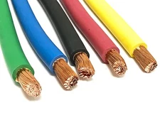 4 AWG Gauge AWG Welding Lead & Car Battery Cable Copper Wire MADE IN USA