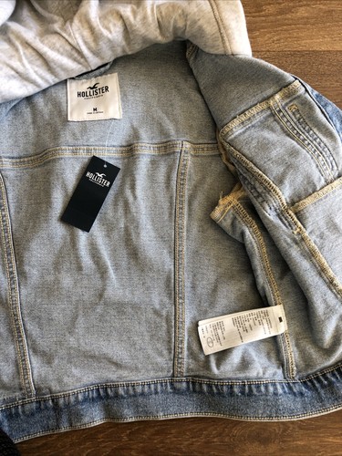 BNWOT Ladies Denim Jacket From Hollister Size Medium - Picture 4 of 6