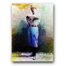 John Clarkson Art Card Limited 32/50 Edward Vela Signed (Boston Beaneaters)