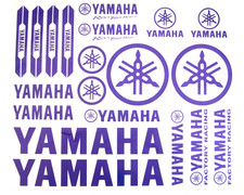 A Complete Yamaha Motorcycle Decal Sheet 20 Stickers A Complete Yamaha Motorcycle Decal Sheet 20 Stickers