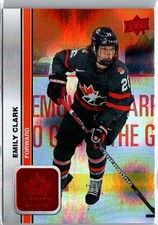 2023-24 Upper Deck Team Canada Juniors Red Emily Clark #57