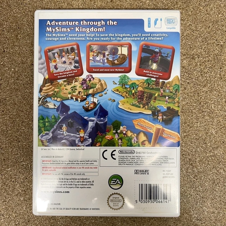 MySims Kingdom (Nintendo Wii) [No Manual, Tested] - Image 3 of 4