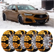 10pcs Snow Chains Car Anti-skid Chains Tire Chains For Acura Tlx Sedan 2015-2020