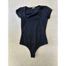 Free People Womens Short Sleeve Bodysuit Small