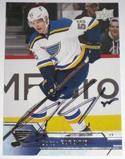 COLTON PARAYKO SIGNED 16-17 UPPER DECK ST. LOUIS BLUES CARD AUTOGRAPH AUTO!!