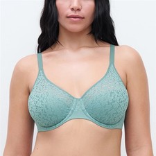 NWT Chantelle NORAH 36DD SEAMLESS COMFORT BRA 13F1 Teal 131048