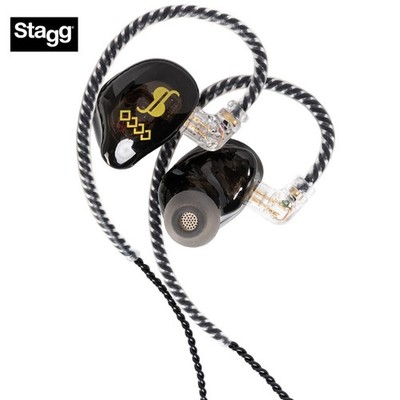 Stagg SPM-435 GD High Resolution Quad Driver In Ear Monitors Gold Special Editio
