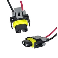 2 PCS Fog Light Wire Socket Connectors, Waterproof Fog Light Harness Plug,
