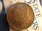 1900 P Morgan 90% Silver Dollar Good Date Nice Coin LQQk