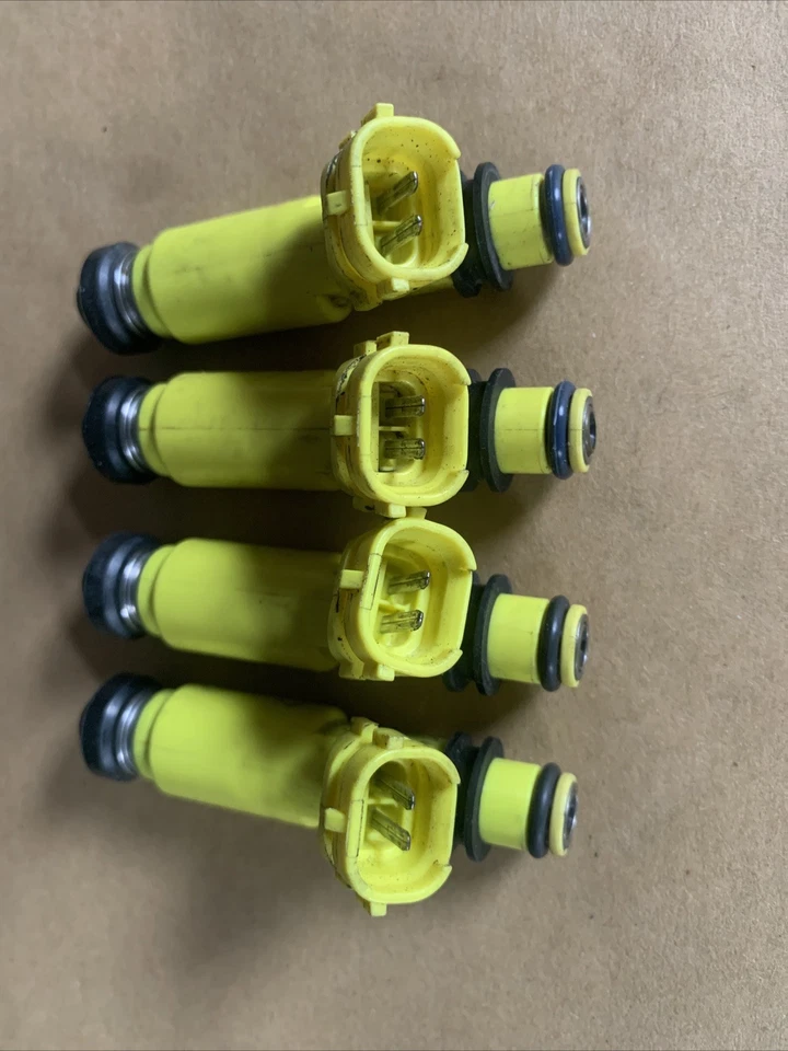 4x 450cc para MAZDA OEM 04-08 RX8 RX7 13B Miata apto para inyectores de combustible amarillo Denso Foto 4 de 4