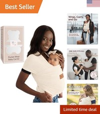 Ergonomic Hands-Free Baby Sling Carrier with Pocket - Machine Washable