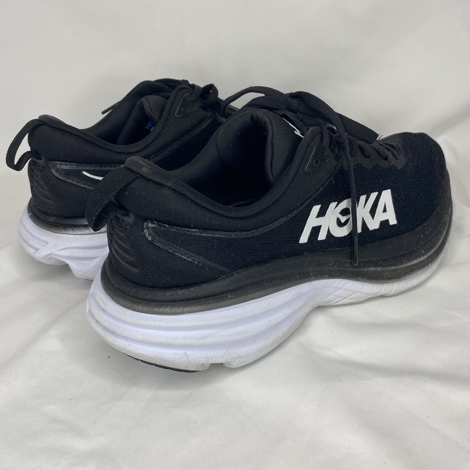 SAOLA ?Hoka One One Bondi 8 Sneakers nere stringate da uomo taglia 10 5B