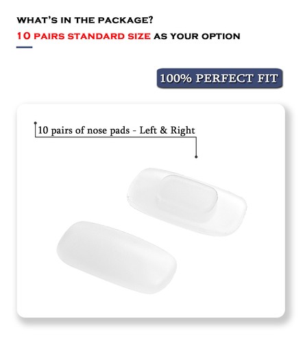 6 Pairs Nose Pads Piece Replacement for Maui Jim 2nd Reef MJ-607 Sunglasses - 第 5/21 張圖片