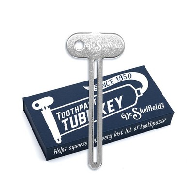 Dr. Sheffield's Tube Key I Designed to effortlessly roll up Your Navy/Silver