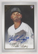 2019 Topps Gallery Auto Pablo Lopez #48 Rookie Auto RC 0us4