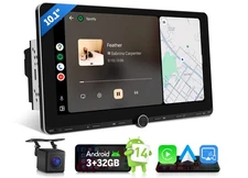 Eonon UX7 Plus 10.1" 2 Din Android 14 Car Stereo Radio CarPlay GPS Navi WiFi DSP