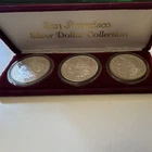 New Listing1880-S, 1881-S, 1882-S Morgan Silver Dollar $1 Silver San Francisco Mint Set