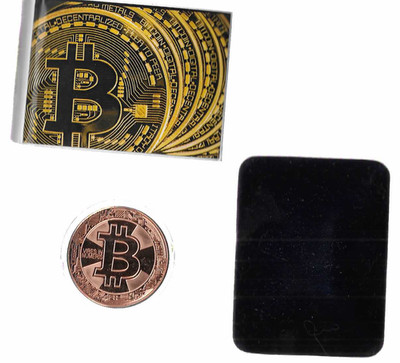 Bitcoin physical 2018 Bronze ''Vires in Numeris'' w/case Limited DIGITAL DECENTRAL