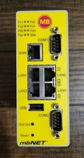 mbNET  MDH 810 HW04 Industrial Security  Router  WAN, VPN, 2xRS232/485, Analog