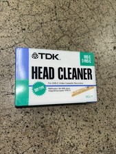 VCL-11 TDK Head Cleaner for VHS-C  S-VHS-C - Dry Type - New Sealed