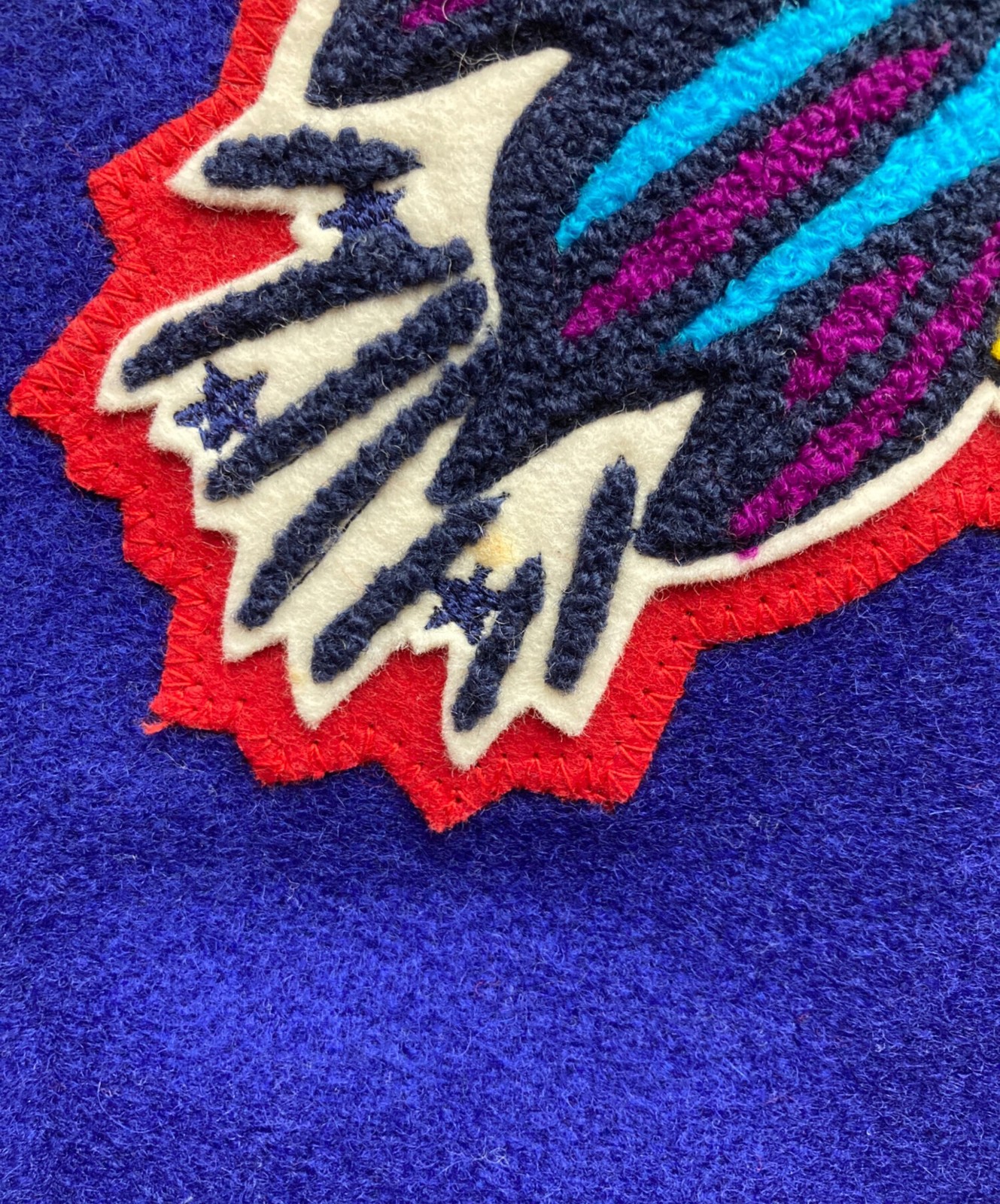 ROCKETBUSTER BOOTS Custom patch stadium jacket Si… - image 12