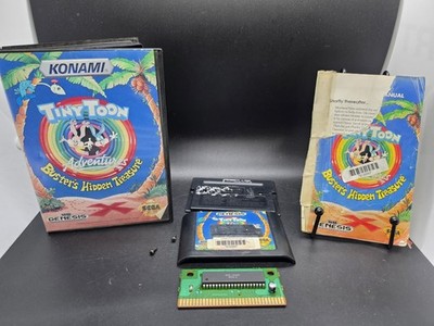 Sega Genesis Tiny Toon Adventures Buster's Hidden Treasure Cleaned Tested*Accept