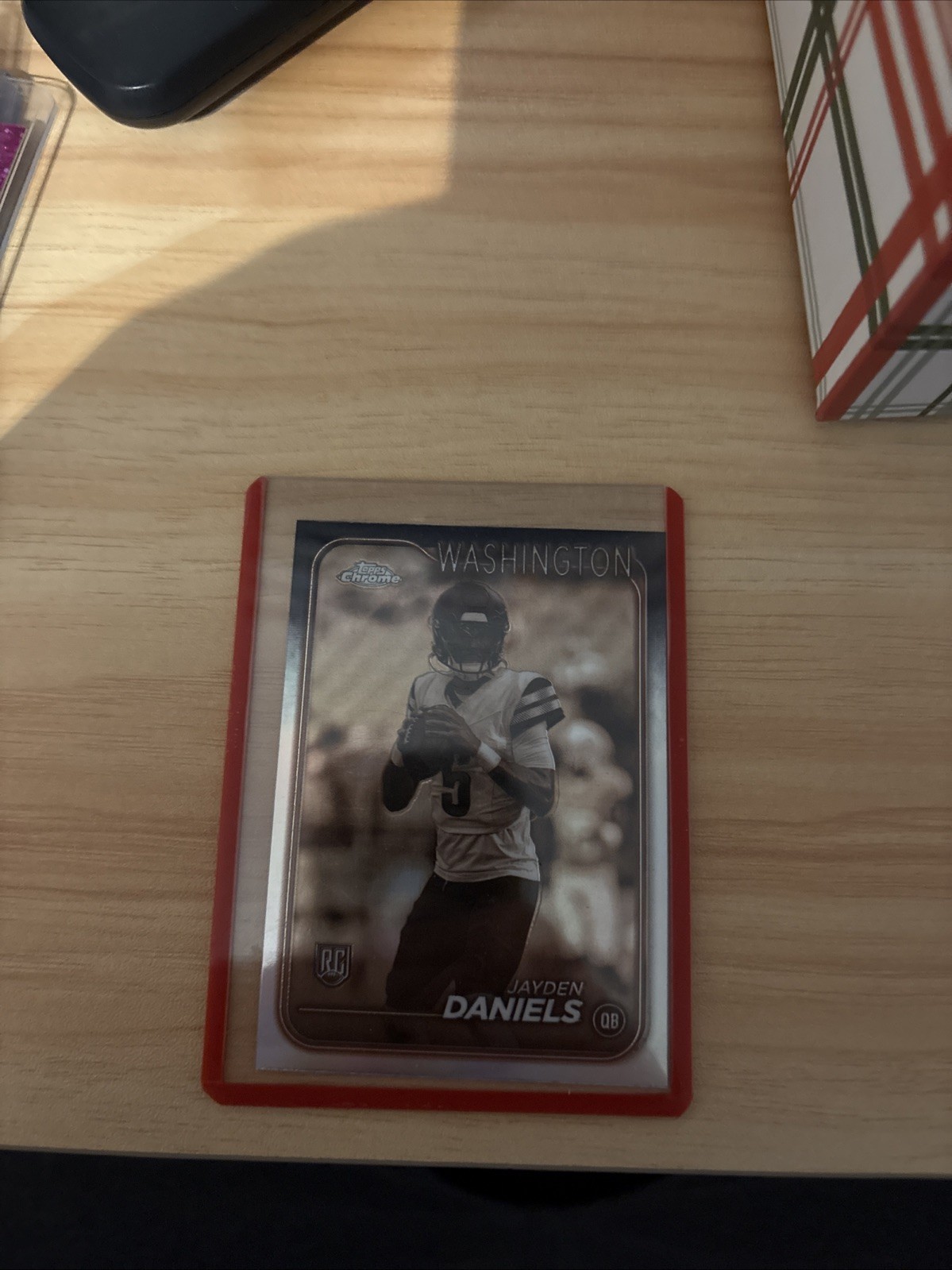 2024 Topps Chrome - Rookies Jayden Daniels #201 Sepia Refractor (RC)