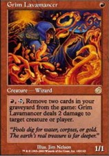 1x Grim Lavamancer Moderate Play MTG Magic - Kid Icarus -