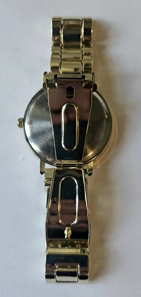 VTG FMDWW113 Gold-Color Quartz Watch Unisex Japan Movt Analog w/New Battery - image 3 of 4