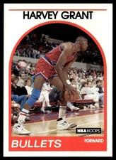 1989-90 Hoops Harvey Grant Rookie Washington Bullets #67