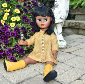 Poupée Uneeda Playpal rare vintage années 1970 de 70 cm