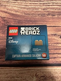 New Lego Brick Headz Captain Armando Salazar, 41594, 118 Pieces, Damaged Box