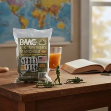 US Made 27pc BMC Classic Army Men Figures - Perfect for Kids' Play Collecting