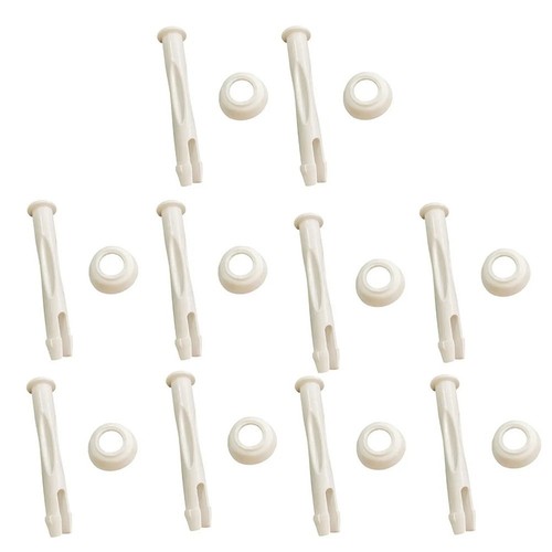 Lot De 10 Broches En Bois NOS #262 – Fabrication Américaine