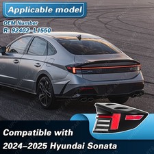 Outer Full LED Rear Tail Light For 2024 2025 Hyundai Sonata Right Passenger Side