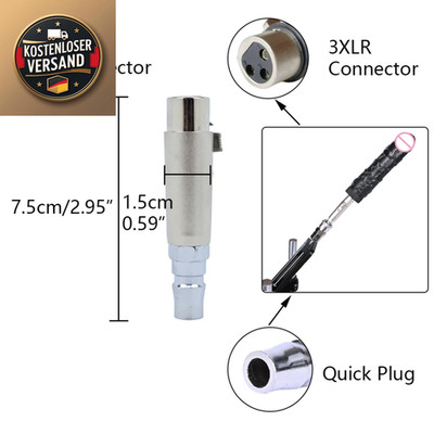 ROUGH BEAST Vac-U-Lock Metallzubehör für automatische Schnellstecker-Masturbatio