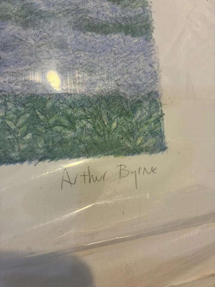 Impresión litográfica Arthur Byrne "Autumn Garden I", 153/275 Foto 4 de 4