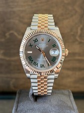 Rolex Datejust 41 Slate Gray Green Roman Dial on Jubilee 126331 Card 2024