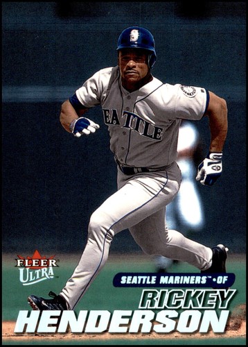 Rickey Henderson #168 2001 Ultra card