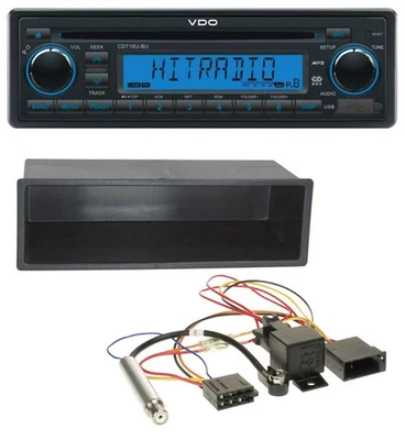 VDO AUX MP3 1DIN CD USB Autoradio für VW Polo T4 Passat Golf (98-04) - Bild 1 von 4