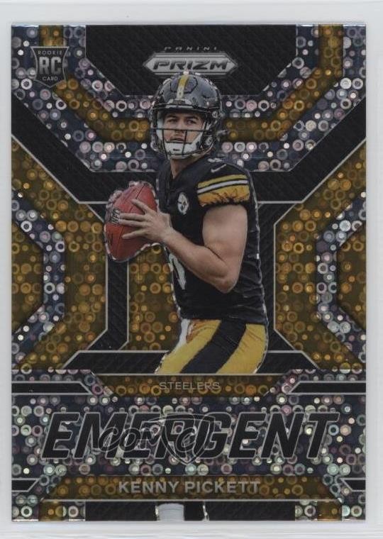 2022 Panini Prizm Emergent No Huddle Prizm Kenny Pickett #E-1 15ej