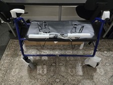 Dynarex Bariatric Rollator Rolling Walker with Padded Seat Black