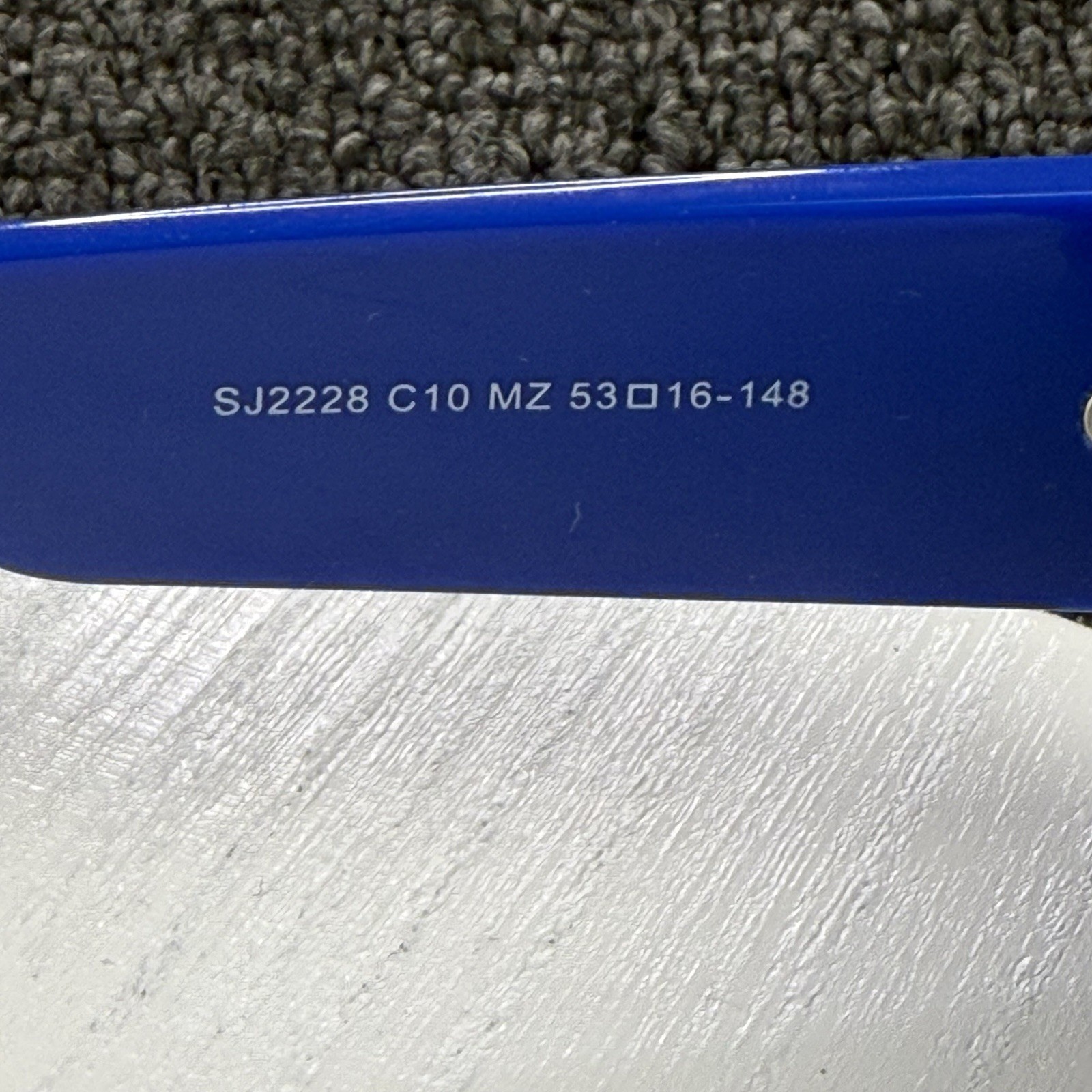 SOJOS Rectangular Sunglasses Frames Blue Glossy F… - image 7