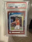 2024 Panini Donruss - Rated Rookie Bo Nix #369 Optic Preview Red Wave Prizm (RC)